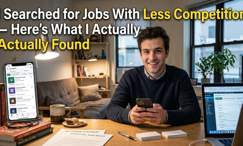 I Searched for Jobs With Less Competition — Here’s What I Actually Found