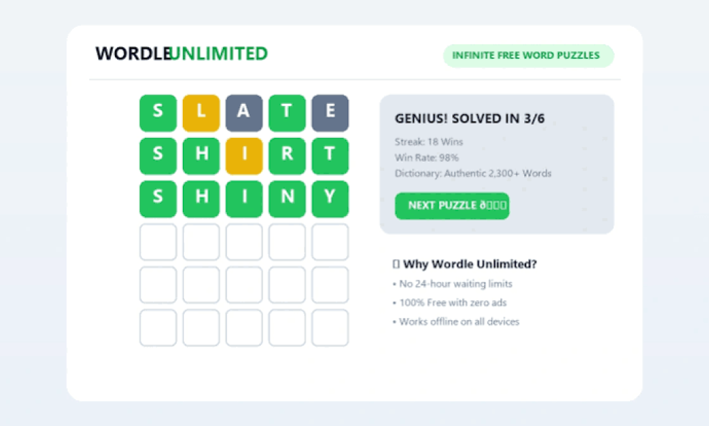 Playing Wordle Unlimited: A Simple Game That Never Gets Old