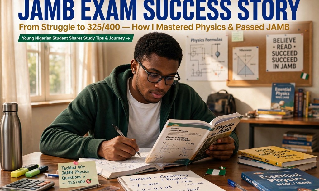 How I Scored 78 in JAMB Physics After Failing Mock – My Reading Formula