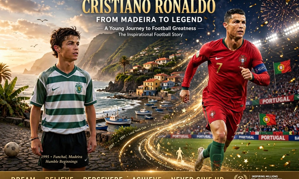 Cristiano Ronaldo Biography: From Madeira Slum to Football King – The Story They Never Tell You