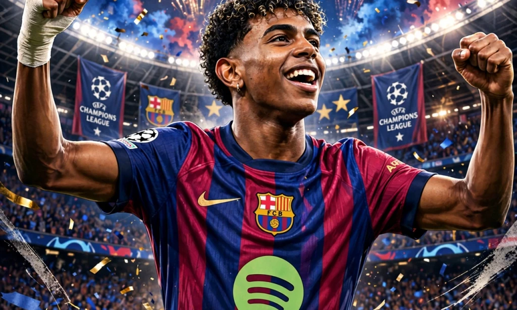 Lamine Yamal Ballon d'Or Dream Alive After Barcelona Champions League Heroics