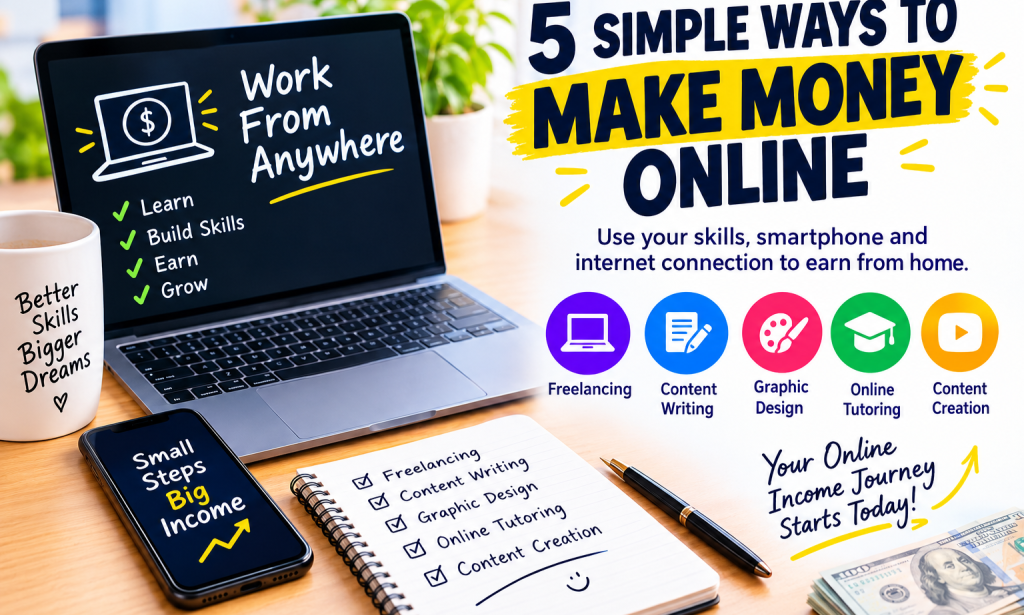 5 Simple Ways to Make Money Online