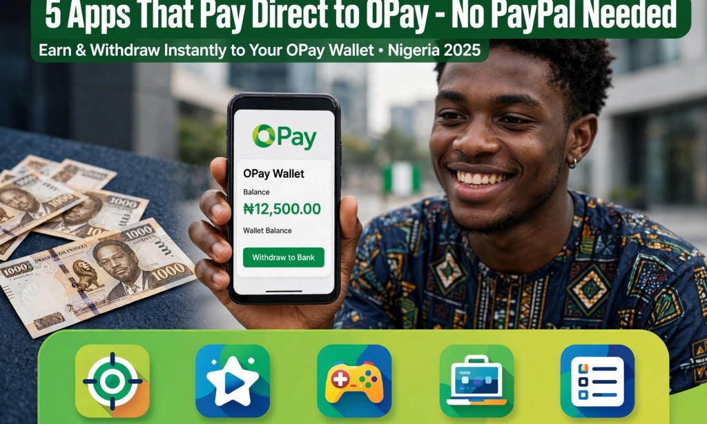 5 apps that pays to opay Nigeria