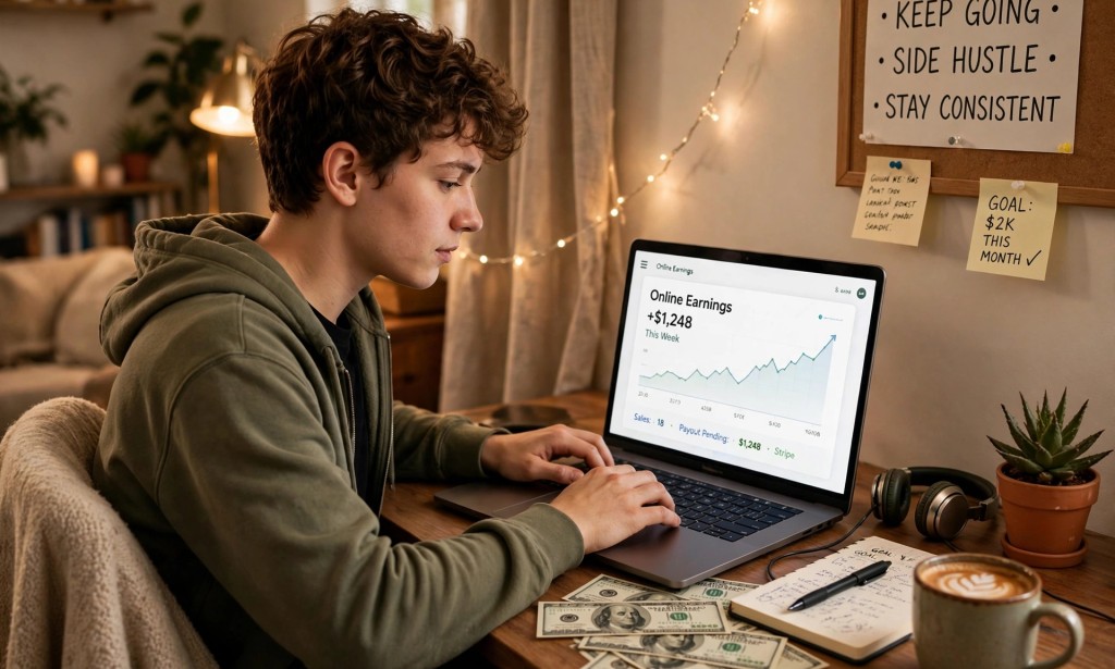5 Side Hustles That Actually Pay $20 Per Day From Home (No Experience Needed).