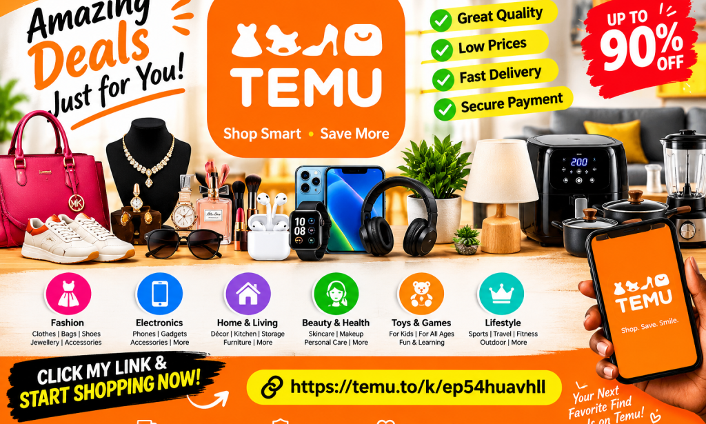 Temu Shopping Guide: Discover Amazing Deals on Fashion, Gadgets, and Affordable Home Essentials