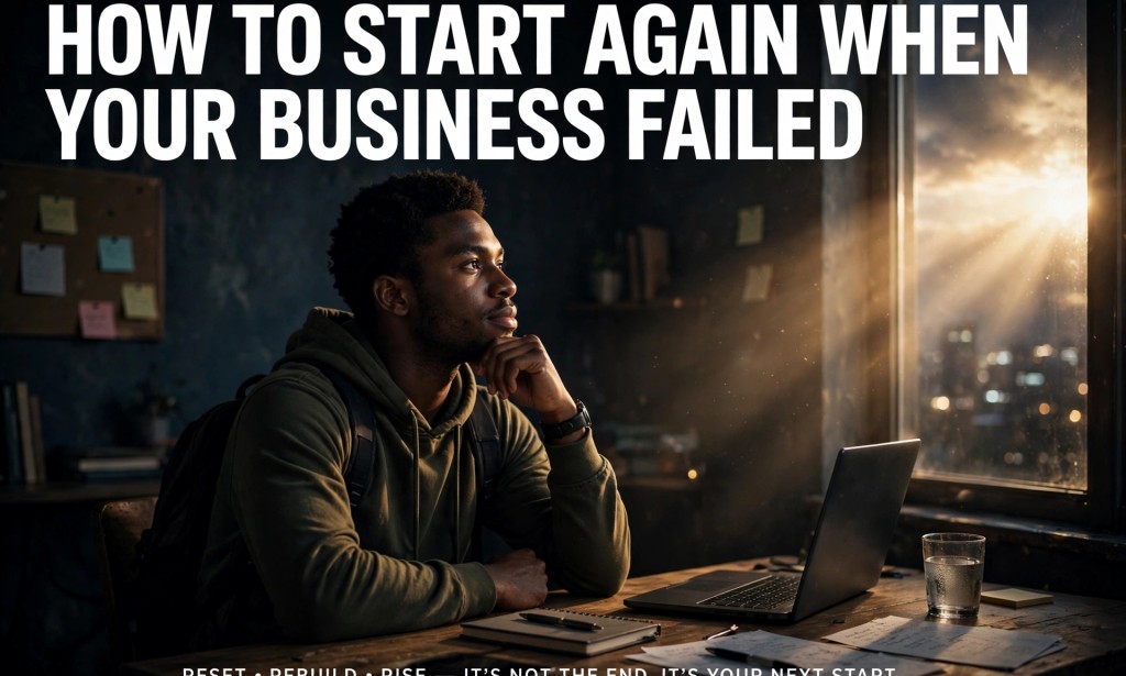 HOW TO START AGAIN WHEN YOUR BUSINESS FAILED