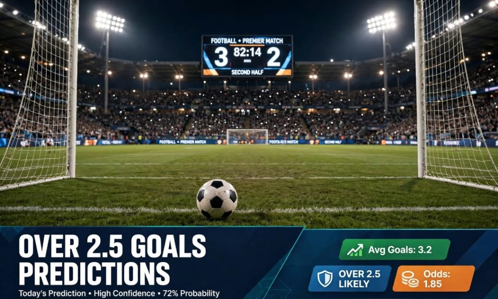 Over 2.5 Goals Predictions For Today - 100% Sure Winning Tips