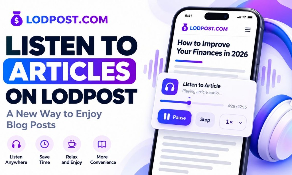 Lodpost Introduces an Audio Feature: Now You Can Listen to Blog Posts Instead of Reading