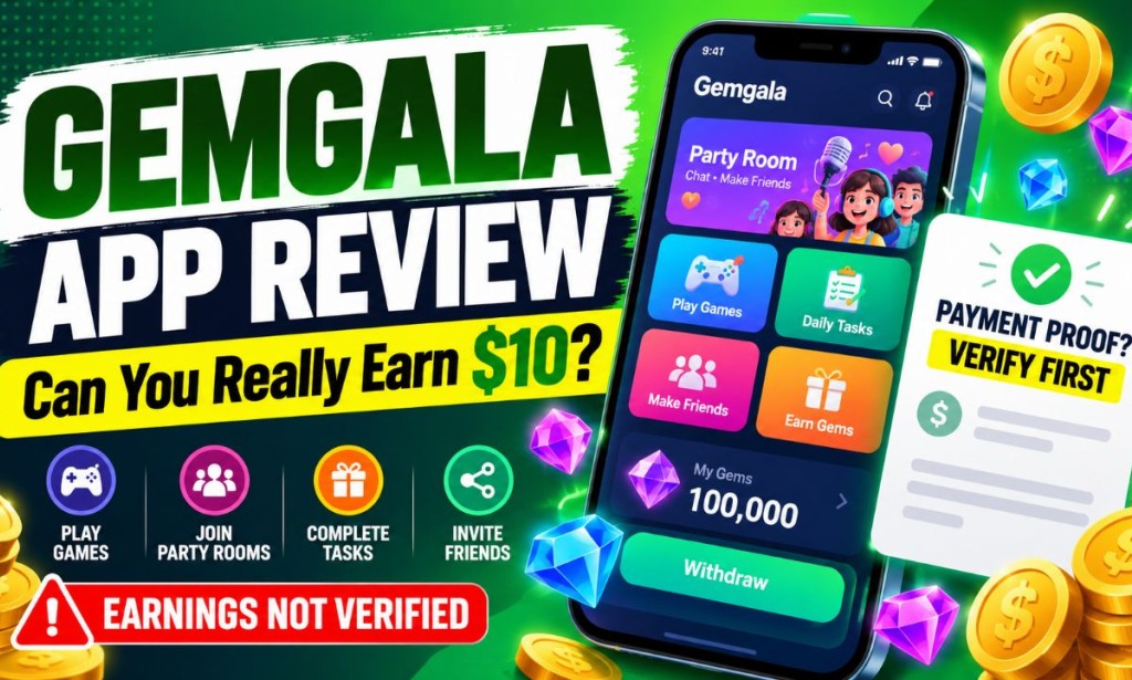 How I made 10 dollar in just one week using the Gemgala app.