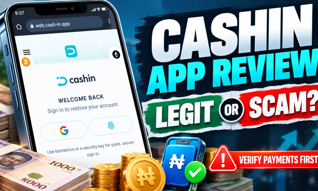 CashIn App Review in Nigeria 2026: Is It Legit or a Scam?