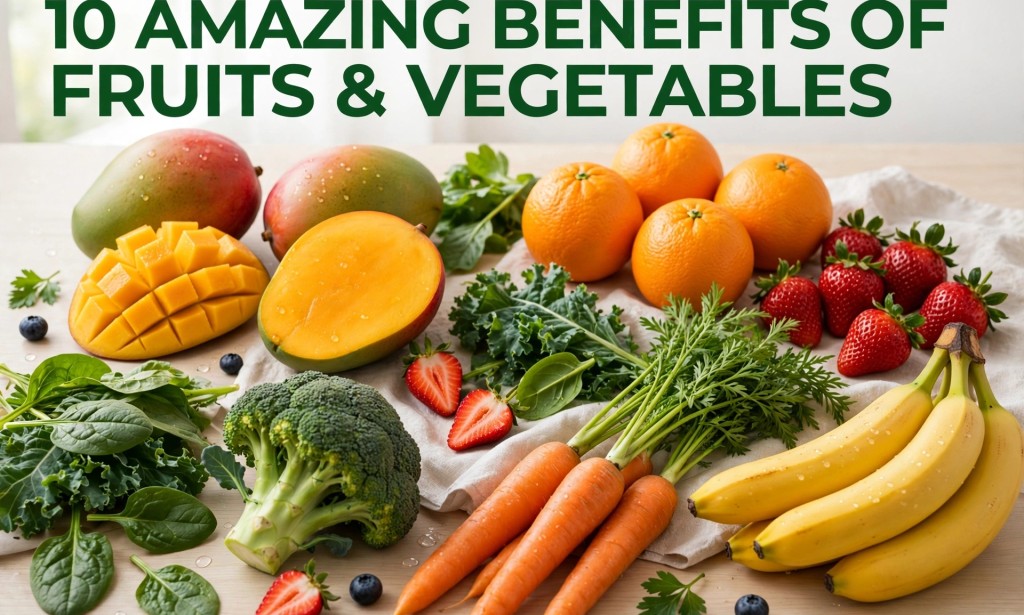 10 Amazing Benefits If Eating Fruits And Vegetables Every Day