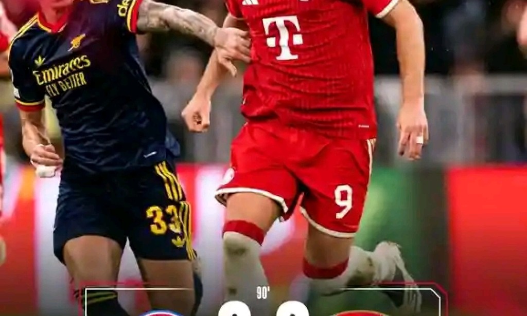 BREAKING: Declan Rice Rescues Arsenal In 2-2 Thriller vs Bayern Munich at Allianz Arena