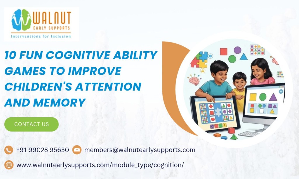 10 Fun Cognitive Ability Games to Improve Children's Attention and Memory