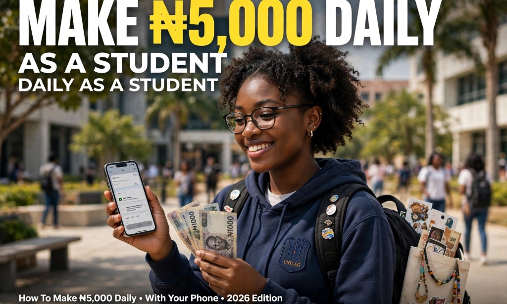 How To Make ₦5,000 Daily As A Student In Nigeria With Your Phone In 2026 (10 Legit Ways)