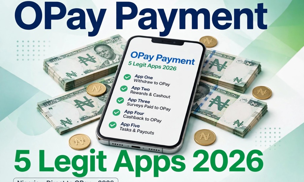 5 legit app that pay directly to opay in Nigeria in 2026 (I tested it)