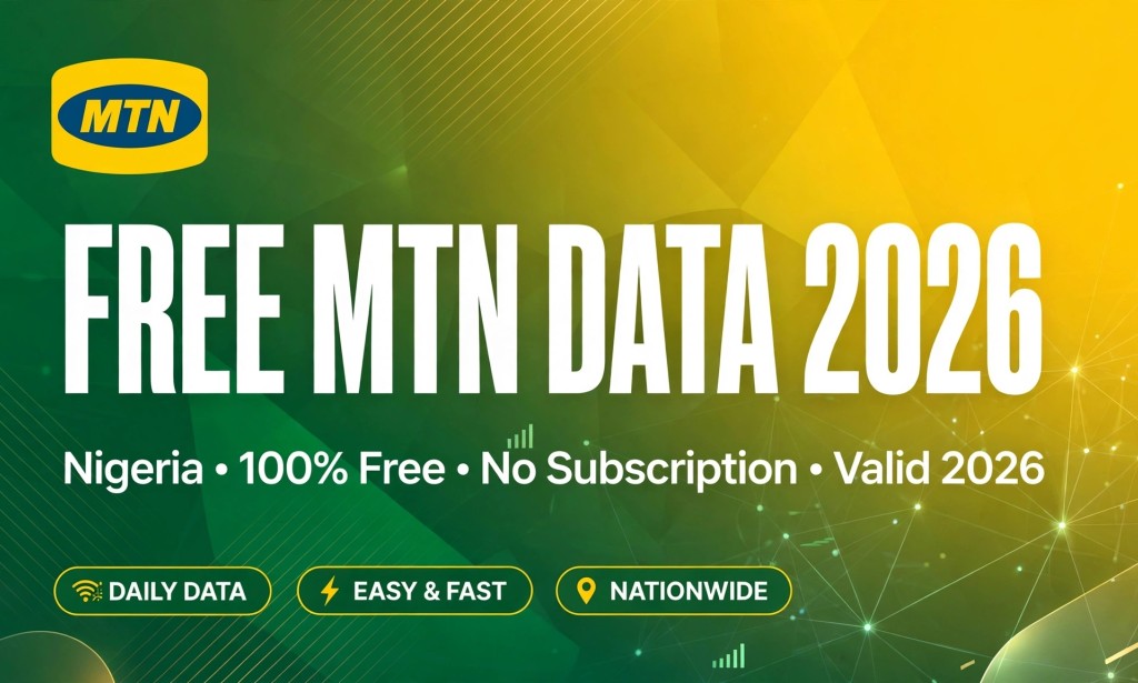 How to get free MTN data in 2026(no app)