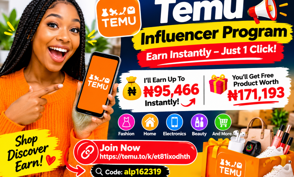 Want to Earn Rewards with Temu? Discover the Influencer Program!