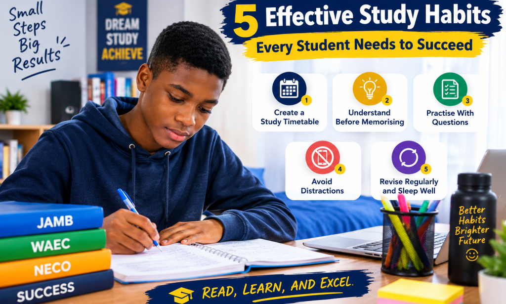 5 Effective Study Habits Every Student Needs to Succeed