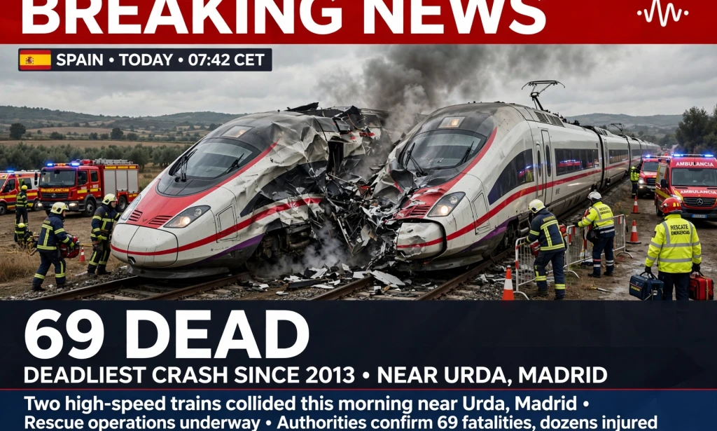 69 Dead, 179 Injured As Two High-Speed Trains Collide In Spain — Deadliest Crash Since 2013