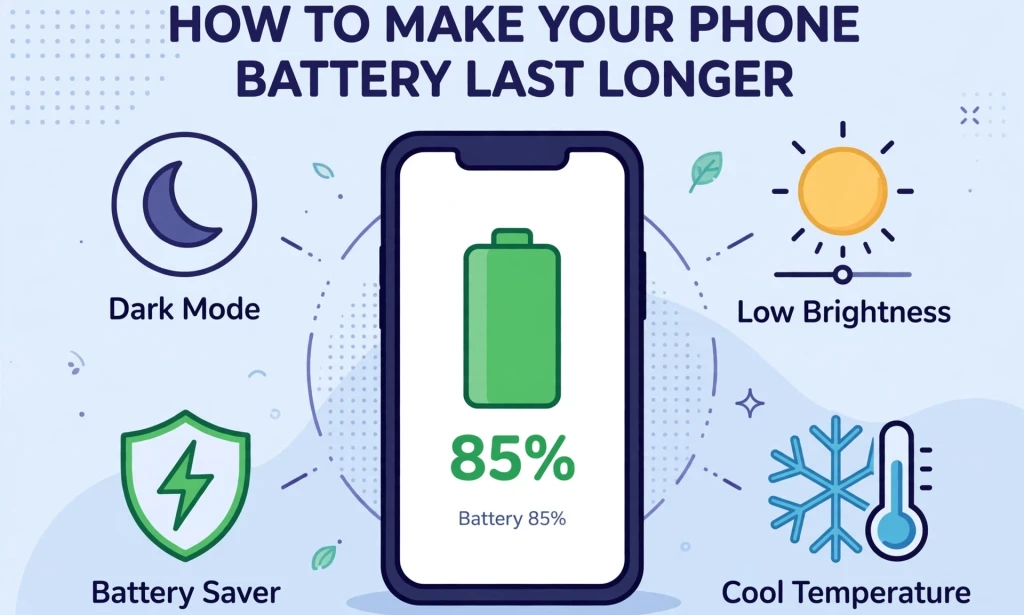 My Phone Battery Used to Die by 2PM, These 10 Tricks Fixed It